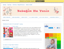 Tablet Screenshot of bebegimneyesin.com